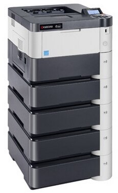 Kyocera ECOSYS FS-2100D Multi-Function Monochrome Laser Printer (Black, White)